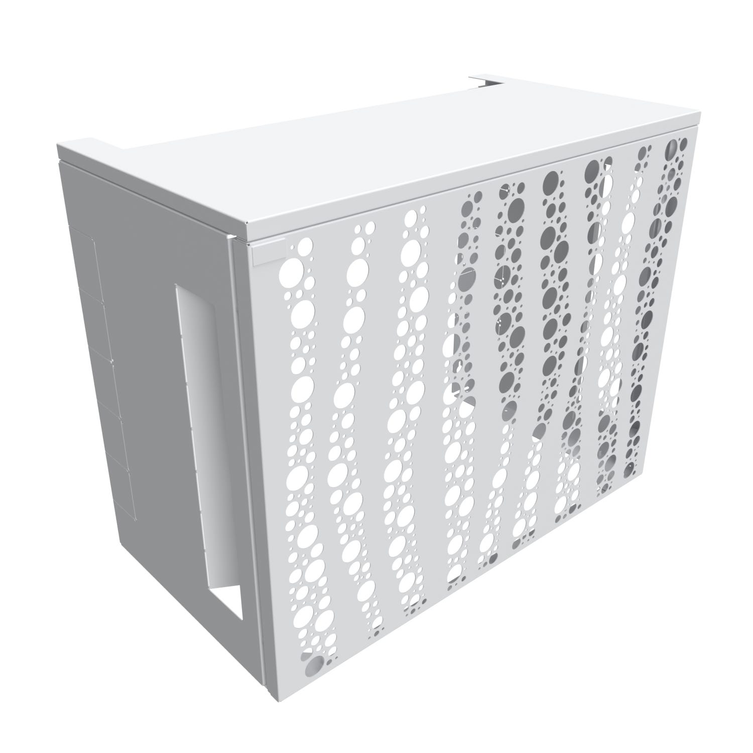 Cache climatiseur ATOLE en Aluminium Thermolaqué - Taille 1 : H. 80 x L ...