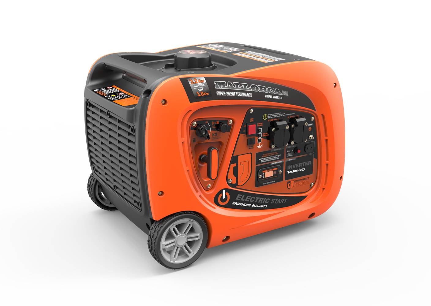 Groupe d'onduleur inverter MALLORCA III - 3200 W - 230 V - 6,8L - 2