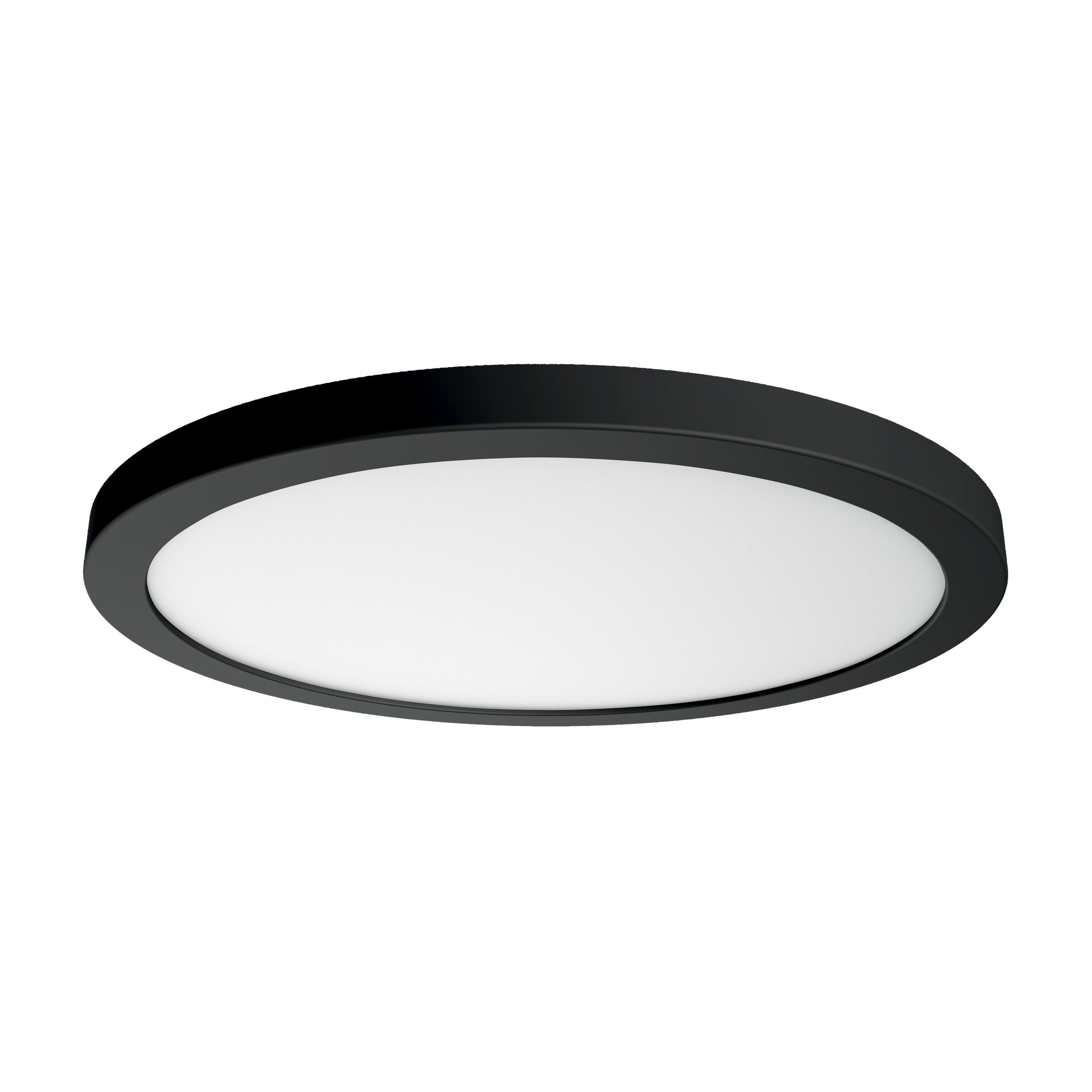 Panel LED 12W 17cm IP20 4000K neutralna biel 2w1 plafon sufitowy okrągły czarny XUDO - 2