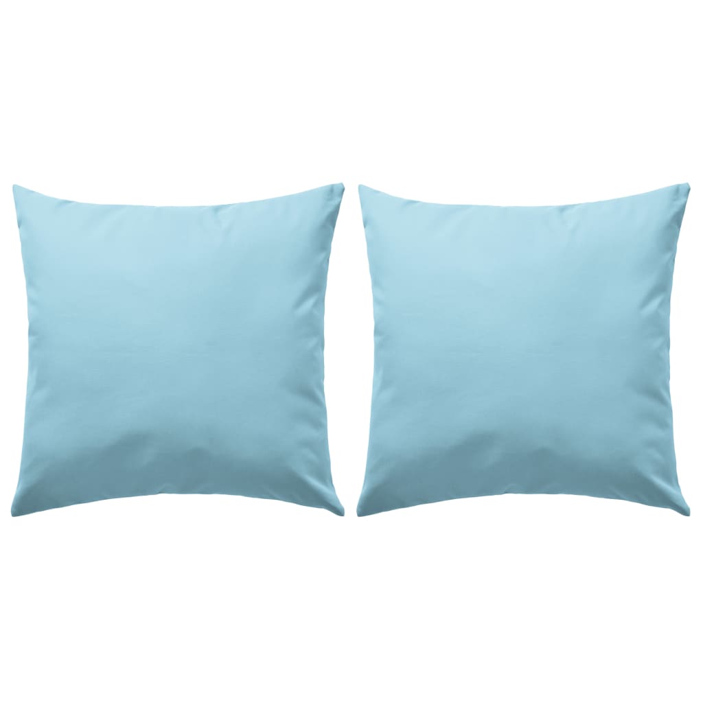 Maison exclusive - cojines para exteriores 2 unidades 45x45 cm azul claro