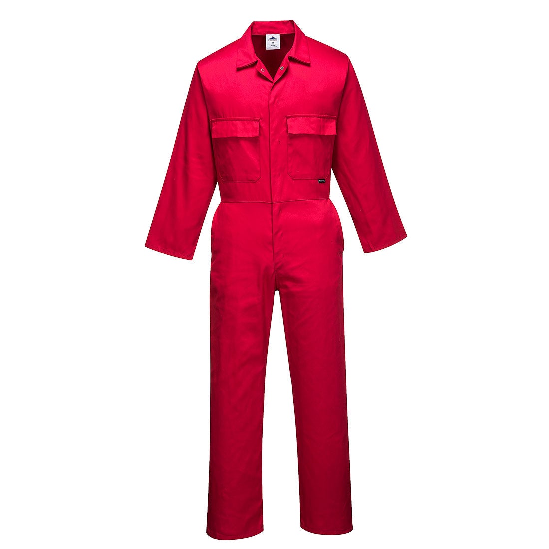 Combinaison Euro Work Polycoton Portwest Rouge S - 6