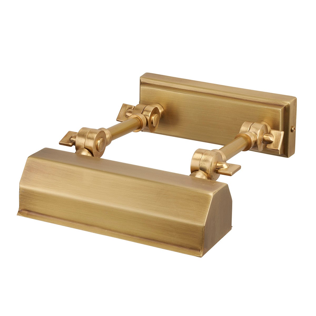 Aplica de perete pentru tablou Elstead Chawton, 1 x E14, 40W, oțel, postarzany mosiac, 18,2 cm
