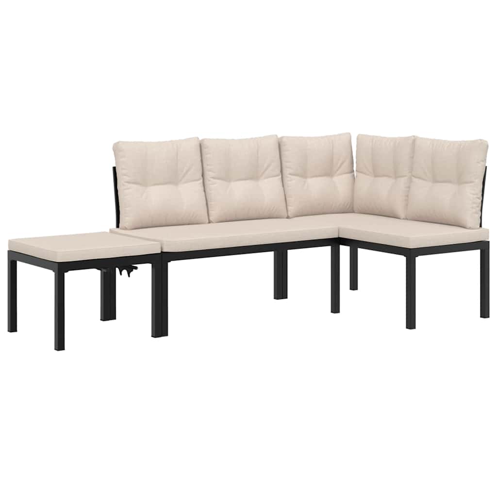 Roba Lot 2 Coussins Banc Table Pique-Nique Enfant Little Stars – 90×18 Cm, Gris Étoiles, PU Facile à Nettoyer