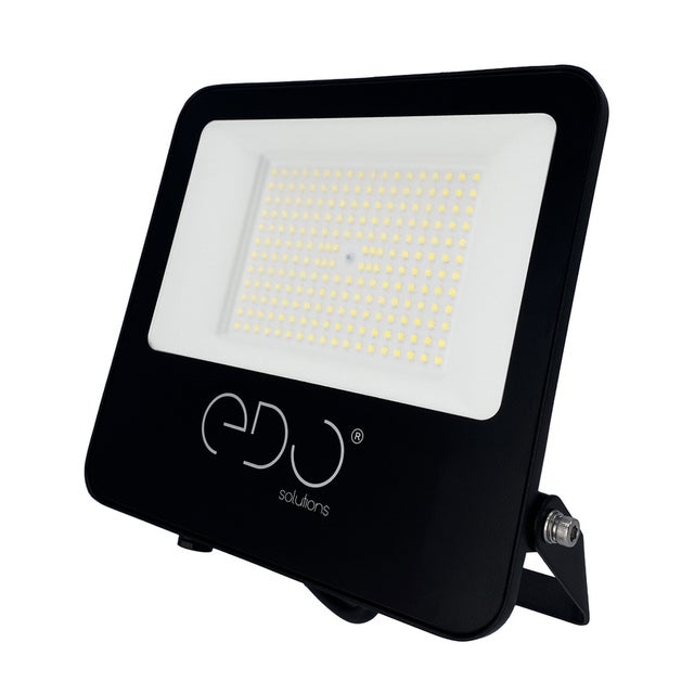 2 Faretti LED Esterni 100W IP66 6500K Bianco Freddo, Con Angolo 140°, Dissipatore Alettato, Supporto Regolabile, Per Giardino, Garage, Parcheggio E Magazzino