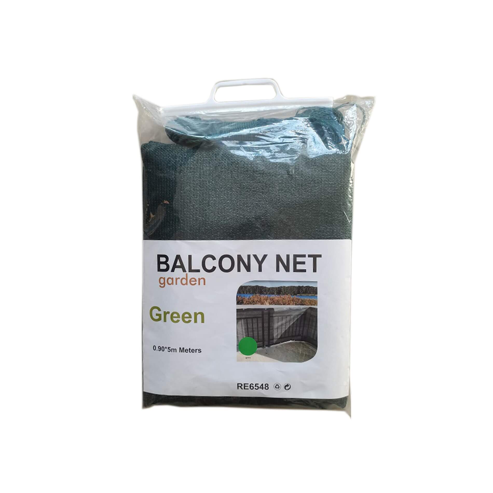 Pantalla Privacidad Rebecca Mobili Barandillas Cordon Verdes Hdpe Ojales 0,9x5 - 7
