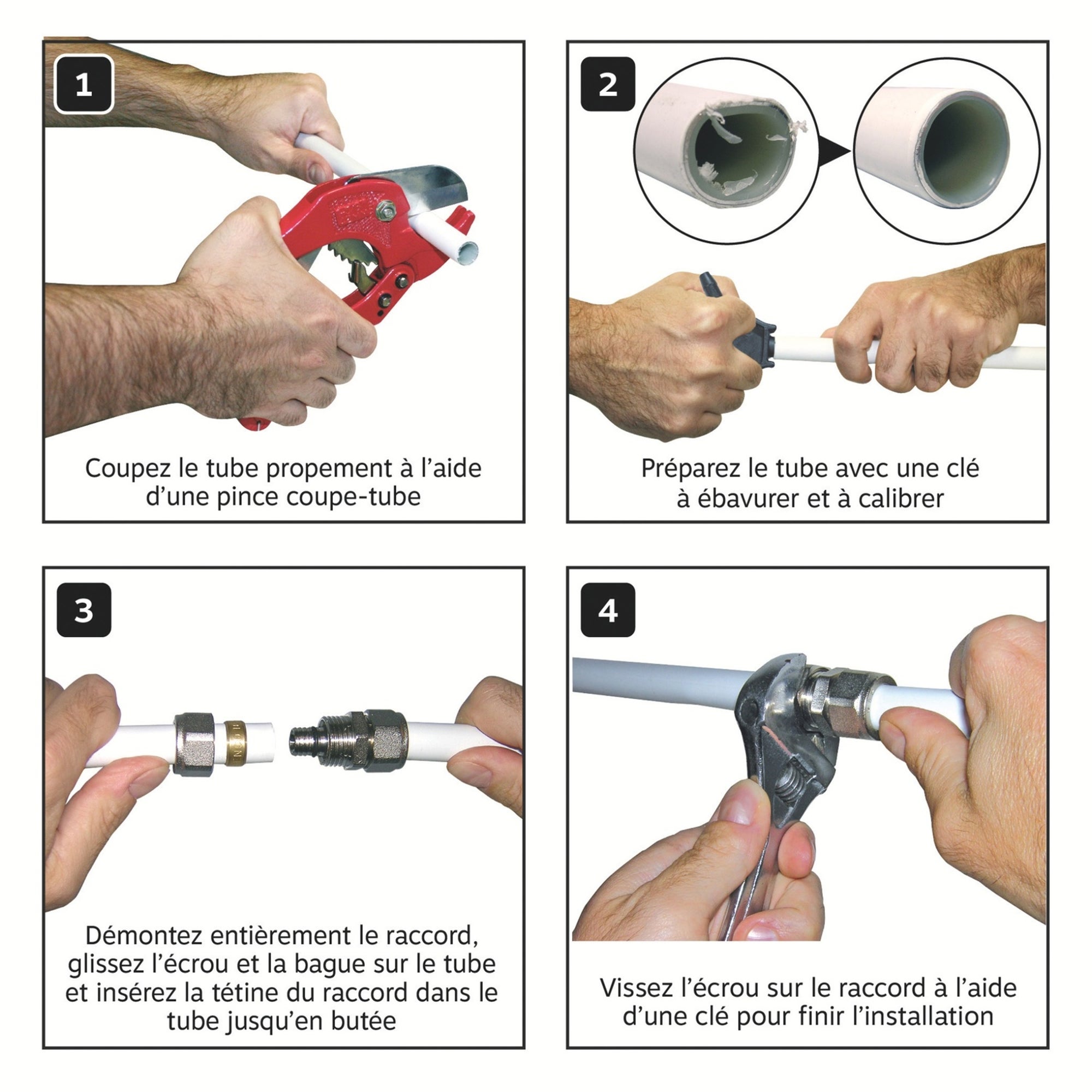 Coude à visser pour tube Multicouche Ø16 - 3