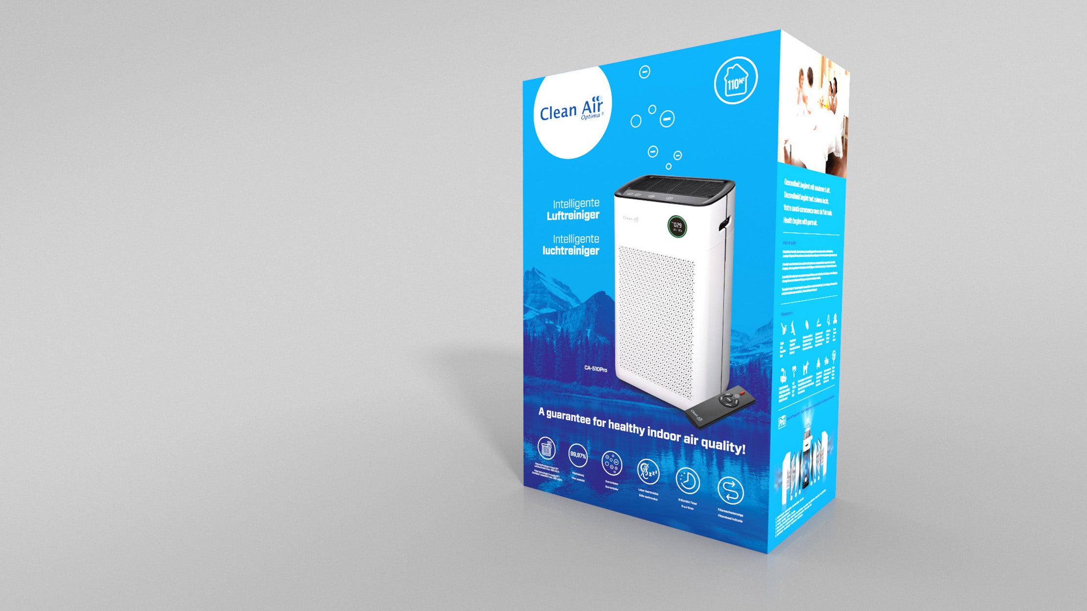 Purificatore d'aria HEPA Ionizzatore CA-510Pro Smart – Purificatore d'aria smart con controllo app per casa e ufficio contro polveri sottili - 8