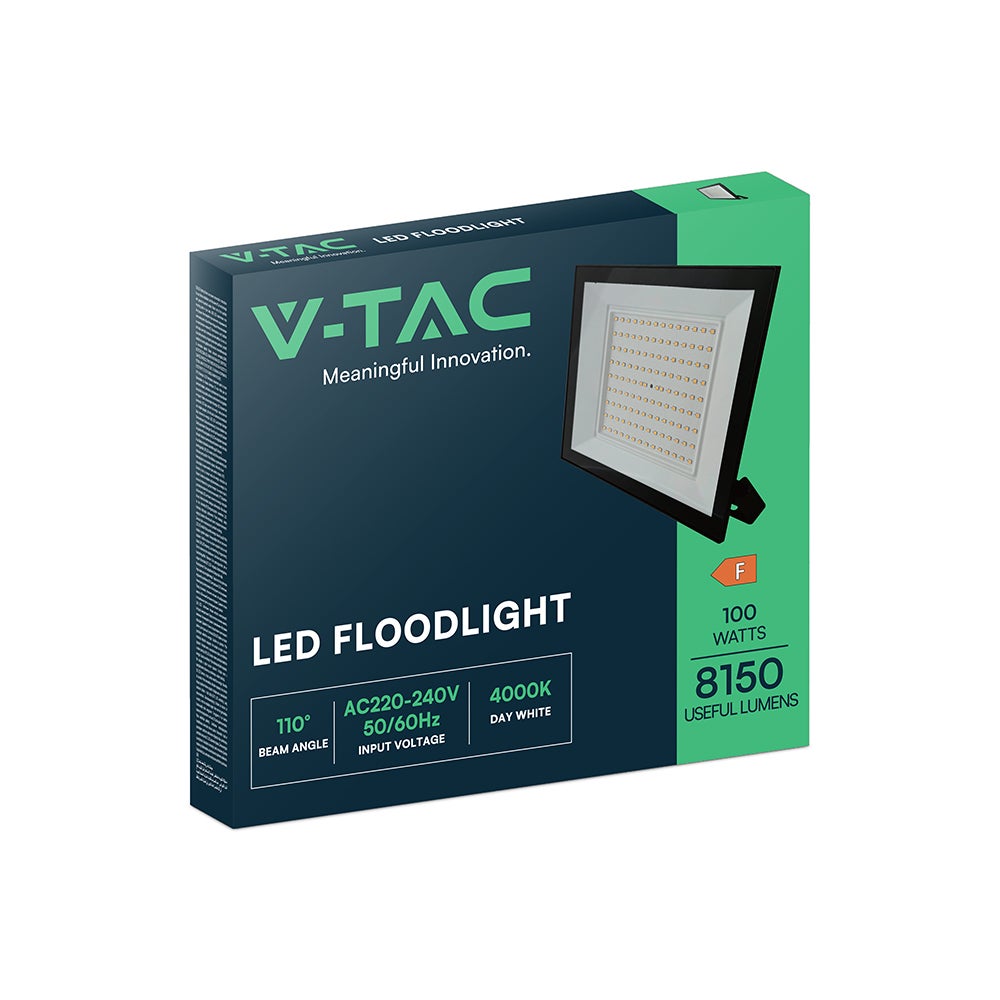 Projecteur LED 100W 4000K Noir 8700lm - 5