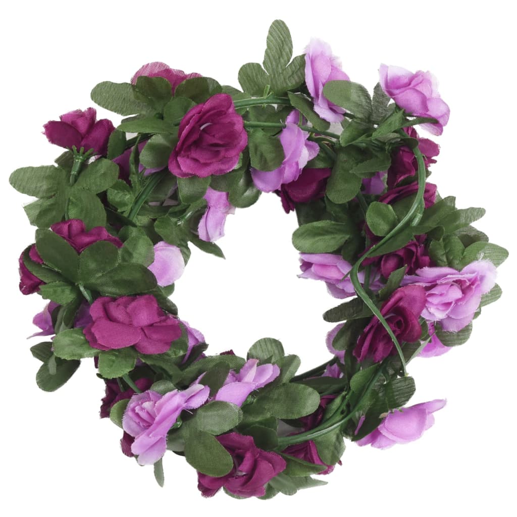 Lot De 50 Guirlandes De Fleurs En Papier Colorées Avec Marguerites - Décoration Fête