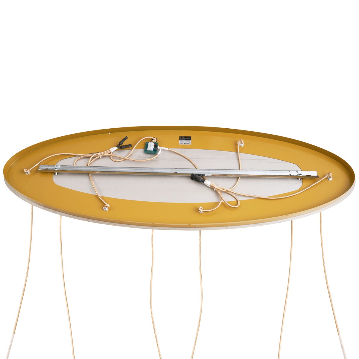 Qazqa art deco lampe suspendue pour table à manger - Douglass - doré/laiton, max. 15w, e27, à 6 lumières, 125cm, idéal pour la - 8