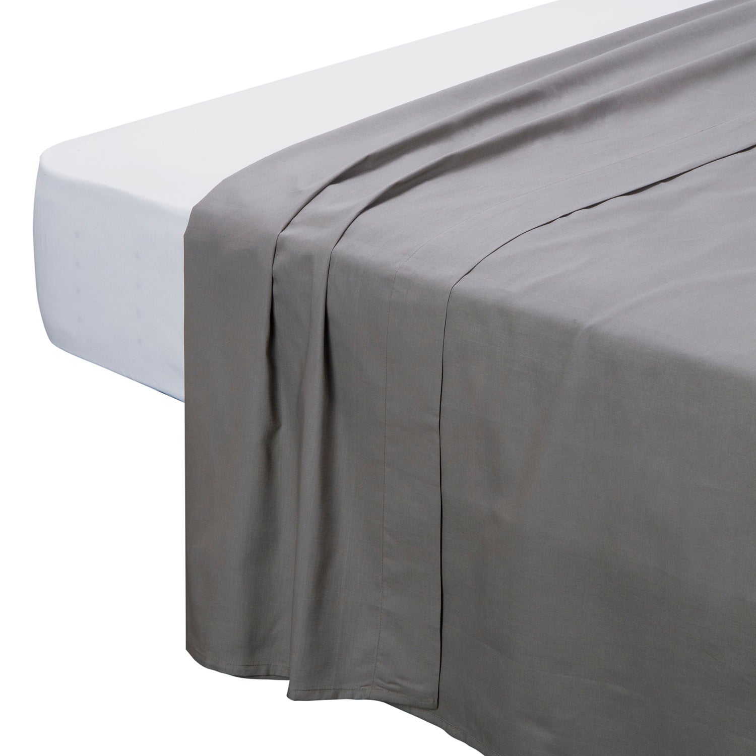 Completo letto 90x190cm| PIKOLIN HOME| 100% Cotone| 4 pezzi| Grigio - 4