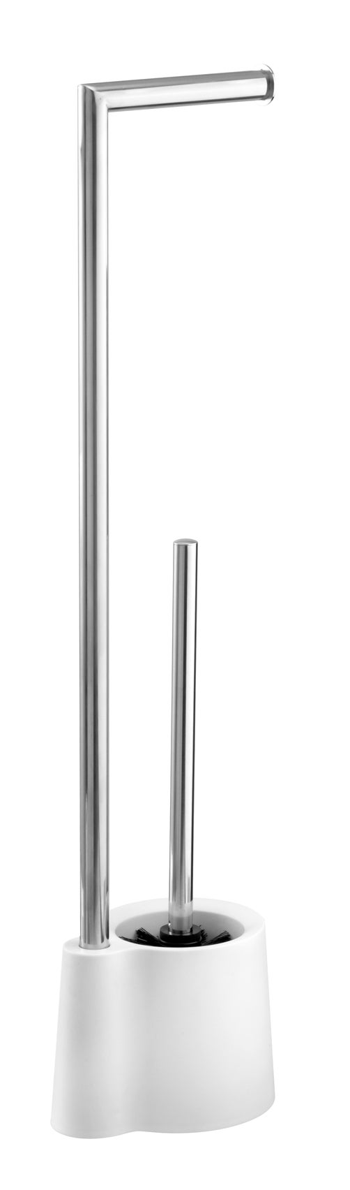 Porte-papier toilette avec brosse WC et récipient, élégant ensemble salle de bain - WENKO, WENKO - 2