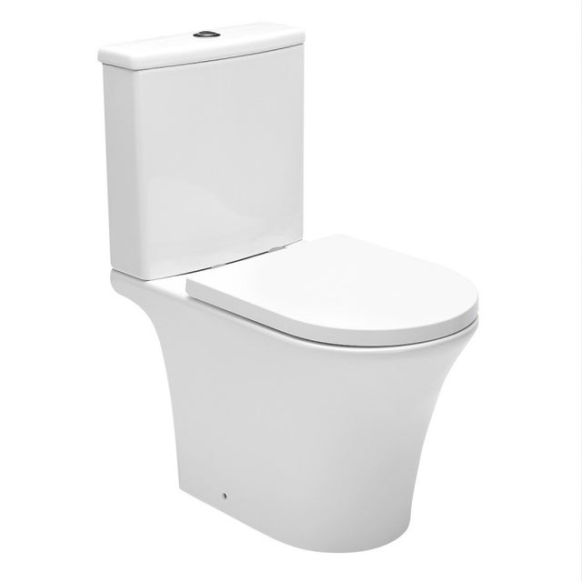 WC à poser sans bride, avec abattant softclose - remplissage par le bas (SATBRE030RREXVP)