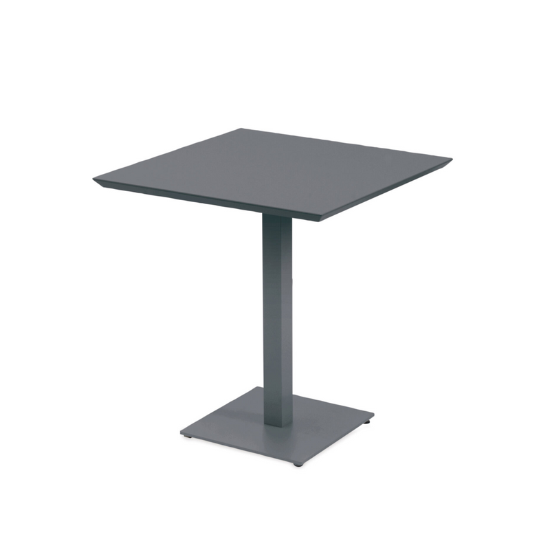 Table basse de jardin carré en Métal Gris | Leroy Merlin