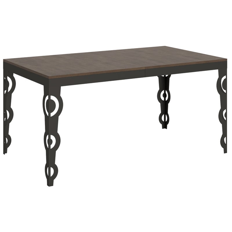 Stół rozkładany Karamay Evolution 90x160/264 cm, rama orzech antracyt