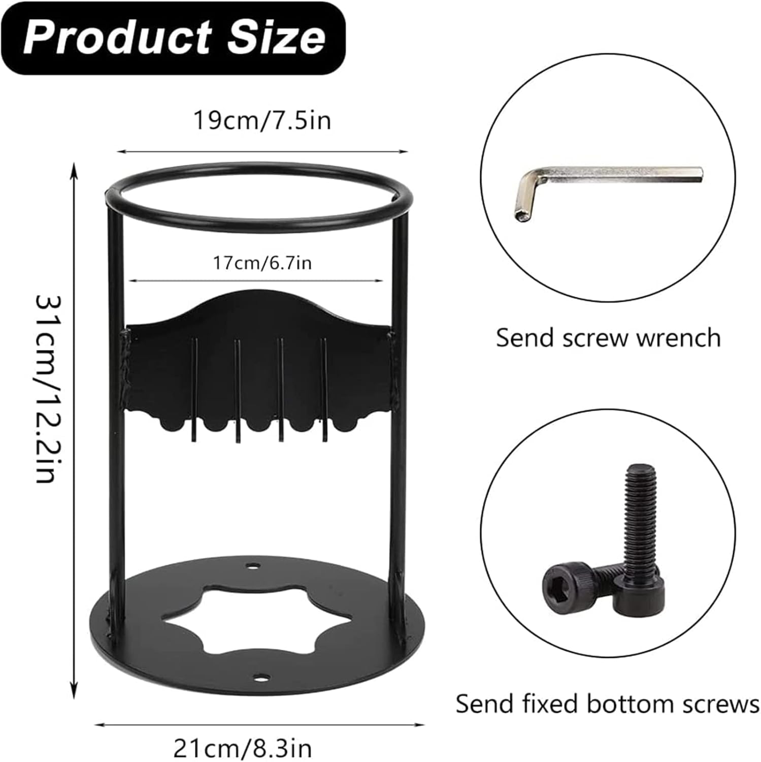 Démarreur de Bois de Chauffage, Petite fendeuse de Bois en Fonte détachable, adaptée au Camping Domestique et aux cheminées - 6