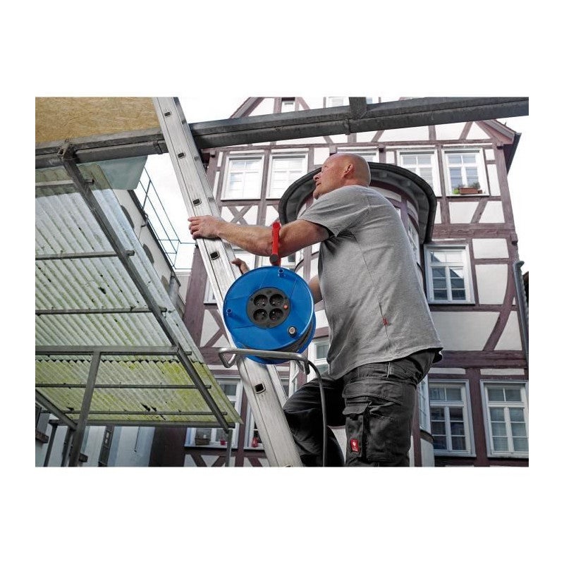 Enrouleur électrique STANDARD S BRENNENSTUHL 30m - 4 prises - Fabriqué en France - 4