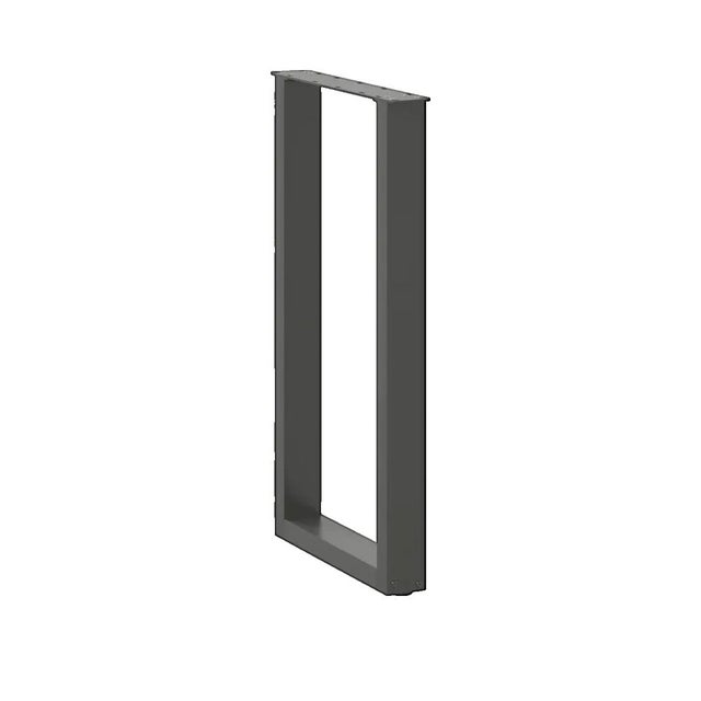 vidaXL Pieds de table de bar en U 2 pièces Anthracite 40 x (90-91) cm Acier