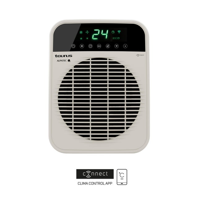 Riscaldatore ceramico controllabile tramite app e voce TAURUS Factor Connect compatibile con assistenti vocali
