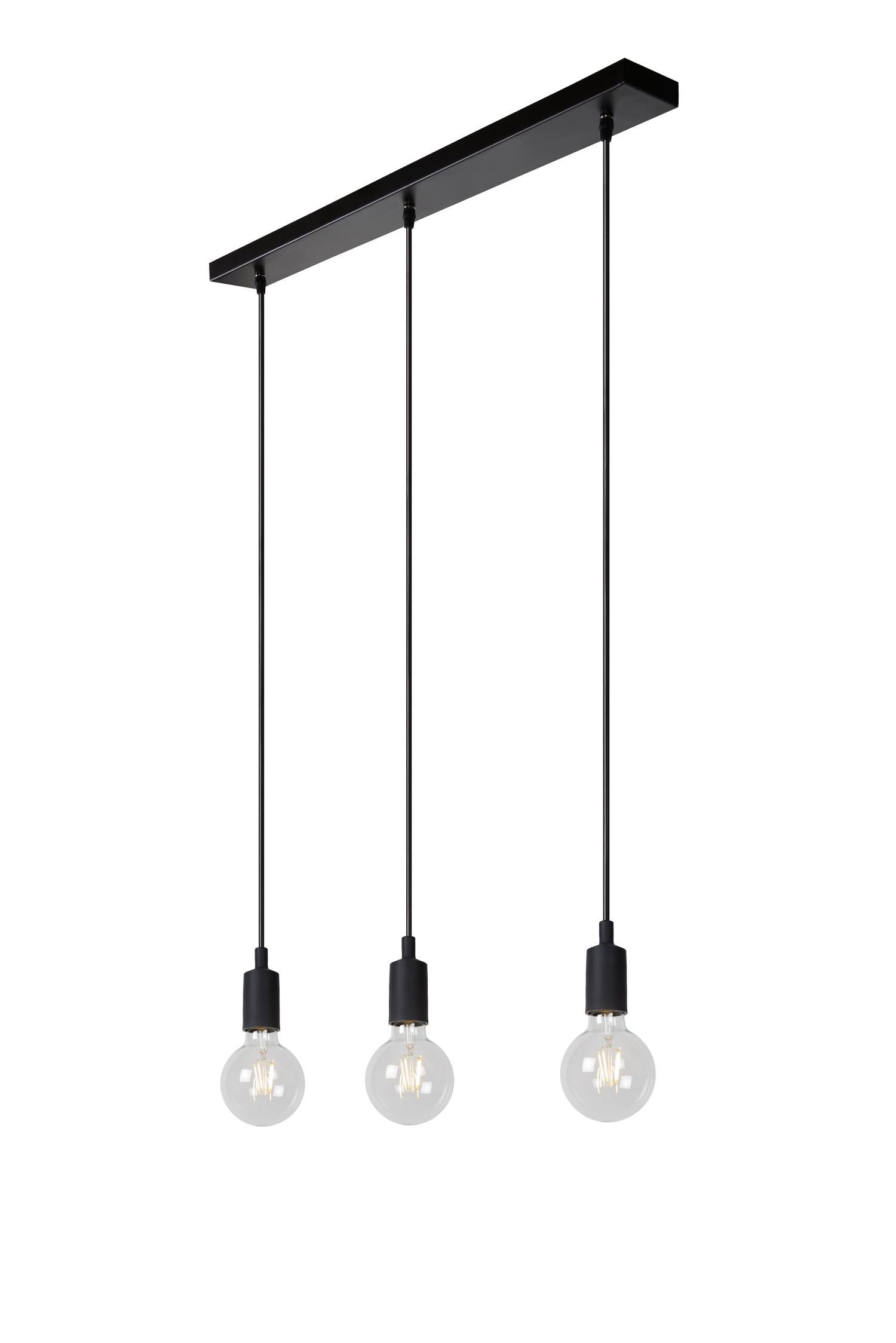 Suspension électrifiée Métal Noir FIX MULTI LUCIDE - L75 x H112,5 x P8 cm - 7
