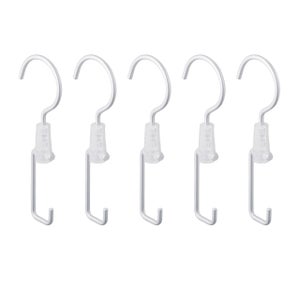 Crochets Muraux Pour Casquettes - Lot De 5, Adhésif 3M, Blanc, Support Jusqu’à 0,9 Kg, Sans Perçage