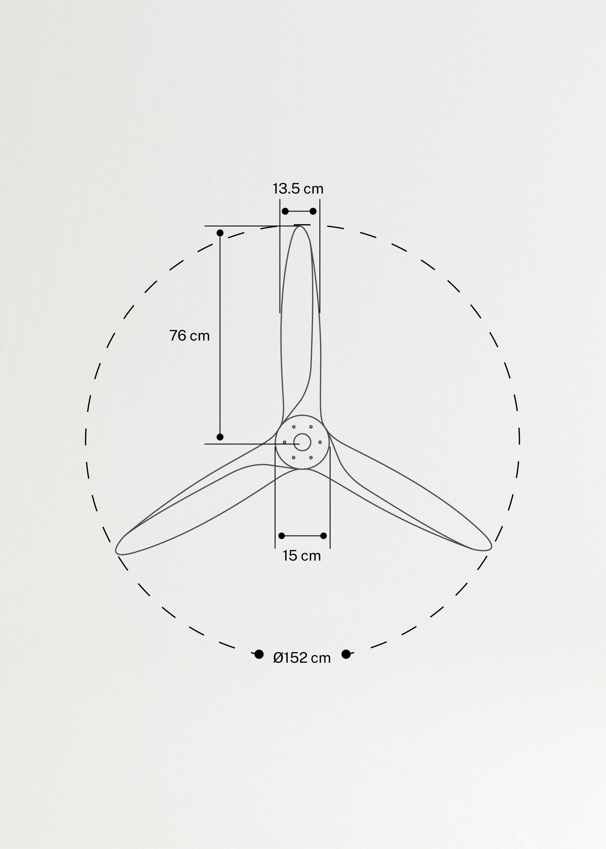 CREATE - WIND CENTURY L - Ventilateur de plafond 40W silencieux Ø152 cm 100% bois sans eclaraige sans wifi - 7
