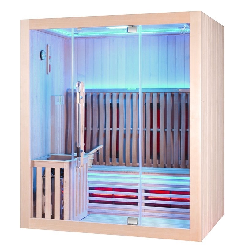 Sauna Combi Boreal® Elégance 3 - 175x125 Infrarouge + Vapeur - 7