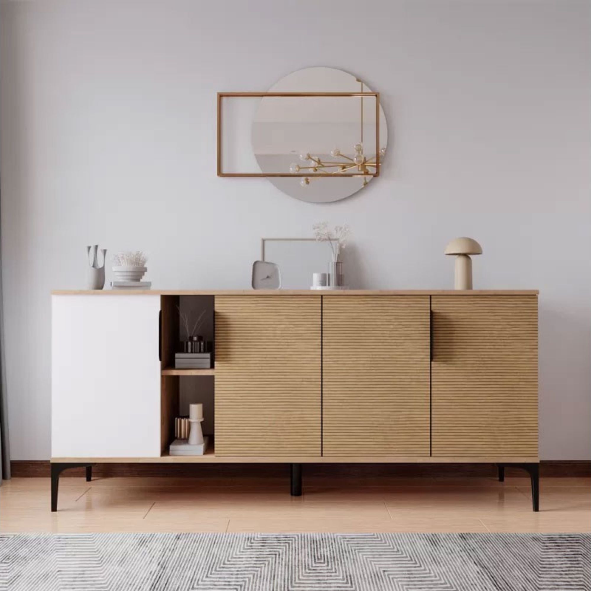 13Casa Corinto B05 Buffet, Melamina, 144 x 42 x 80 cm