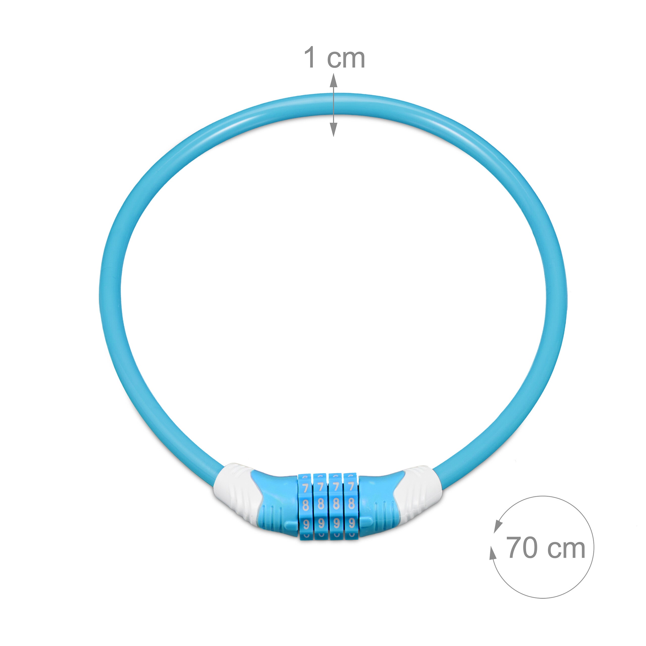 Cadenas à Combinaison Apollo Pour Enfants - Antivol Léger Pour Vélo, Trottinette Et Draisienne | Câble 65cm