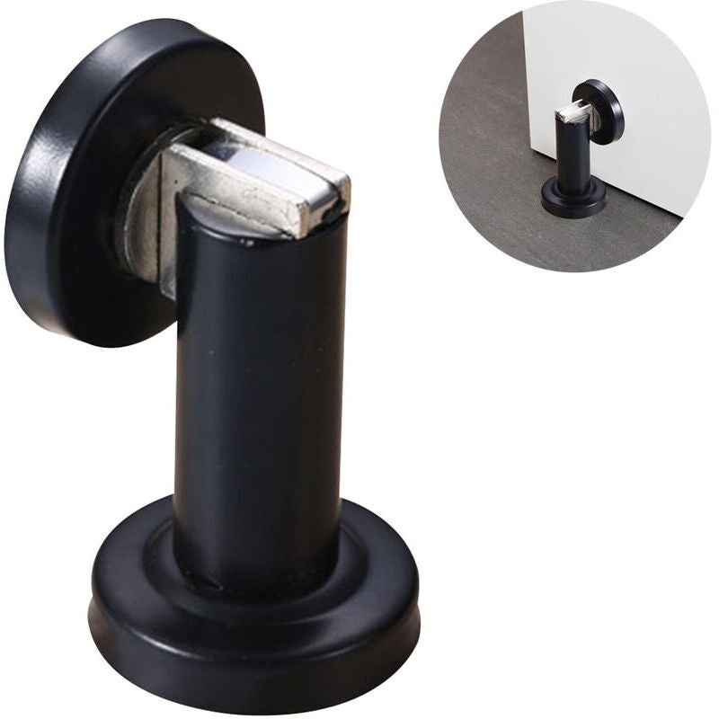 Odbojnik Magnetyczny 40 mm "Klose besser" - Czarny Satyna.