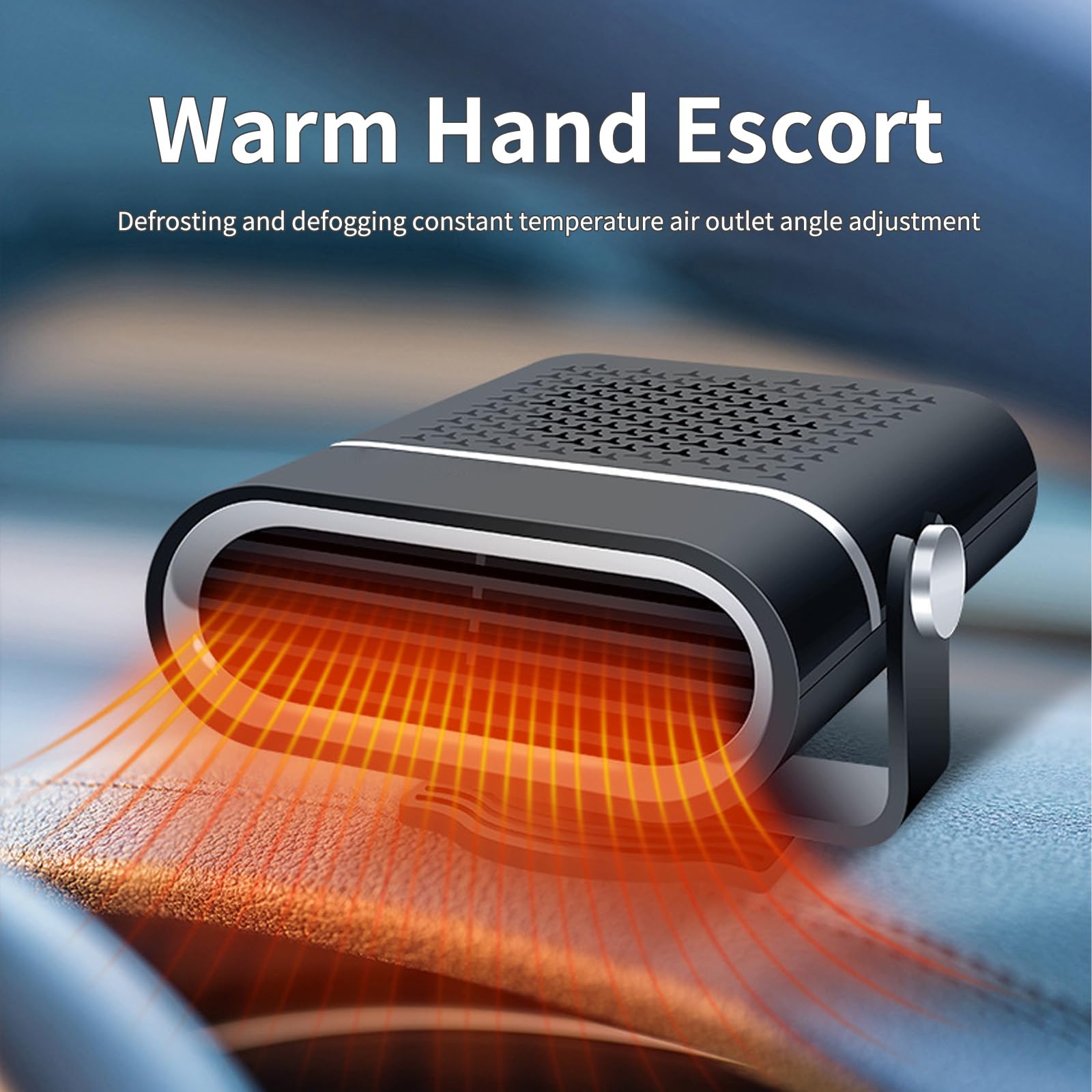 Riscaldatore portatile per auto da 12V con funzione di sbrinamento purificazione dell'aria adatto per sbrinare i riscaldatori del parabrezza dell'auto - 2