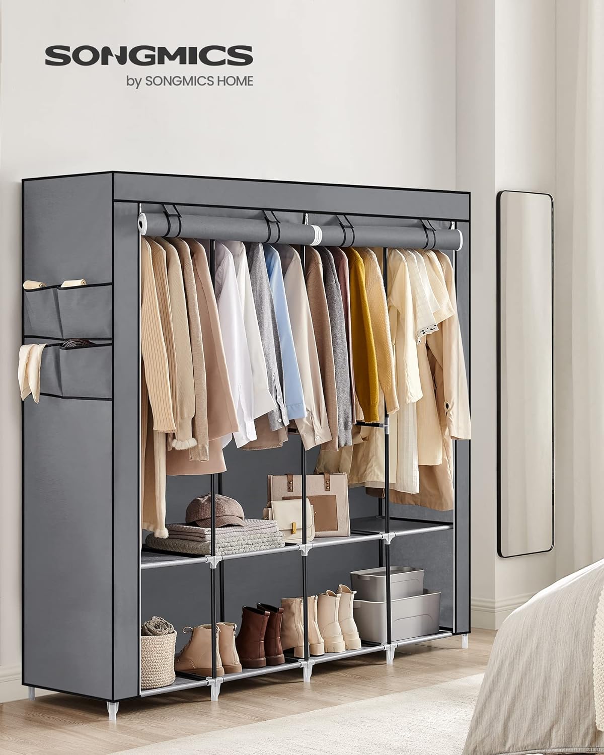 Penderie Dressing En Tissu SONGMICS - 170 X 88 X 45 Cm - Armoire De Rangement Neuve