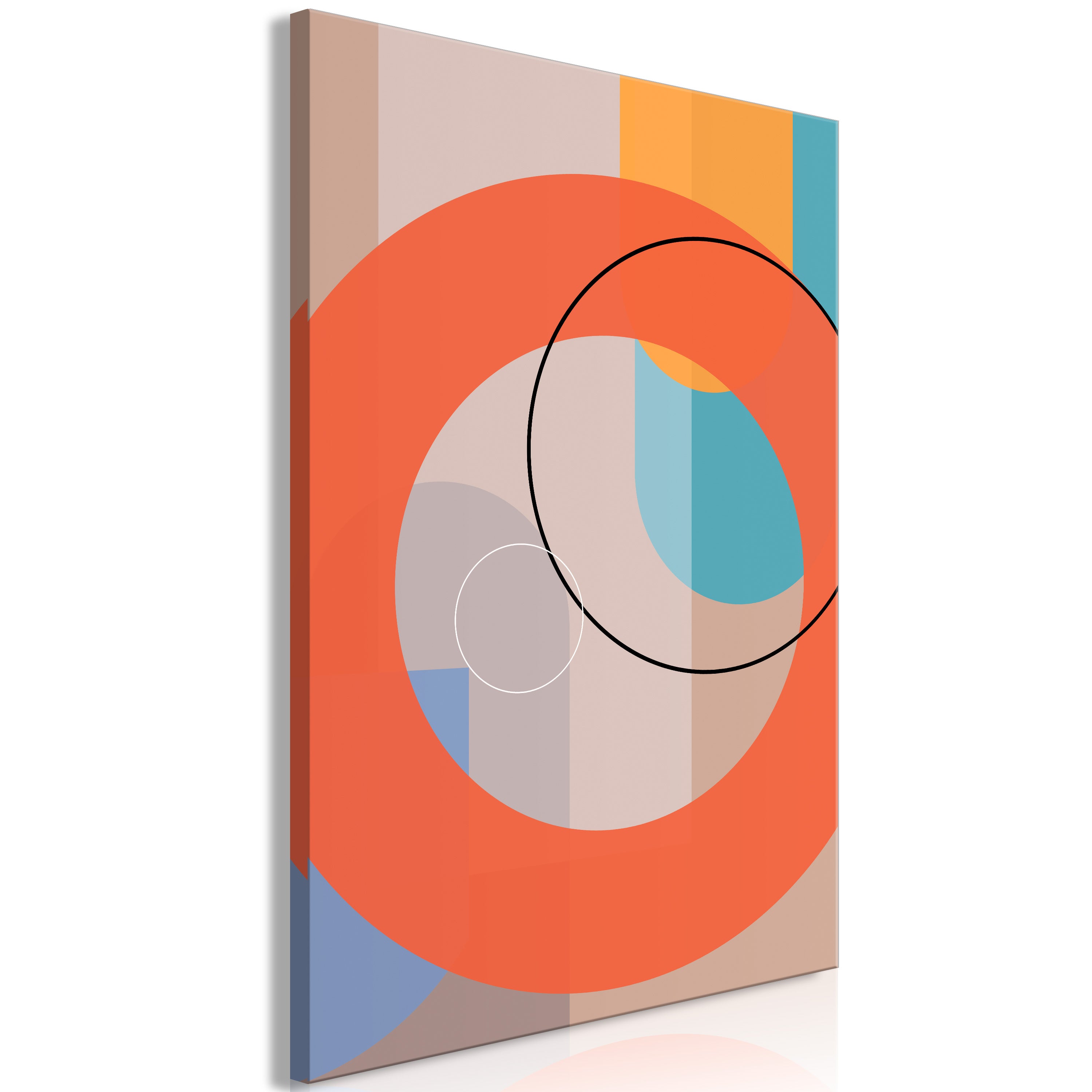 Tableau - Orange Chocolate (1 Part) Vertical [40x60] | Leroy Merlin