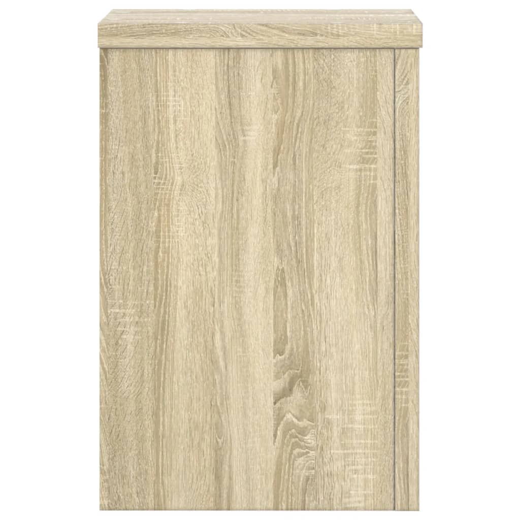 Support de plante, 2 pièces, chêne, 25 x 25 x 35 cm - 6