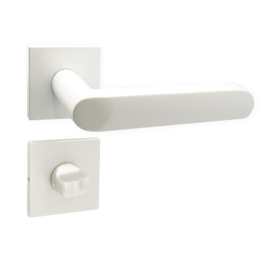 DOMINO Poignée De Porte LIKE QR M91/Bois BB Poignée Avec Rosace BB Pour Cle Nickel Satine 94531935