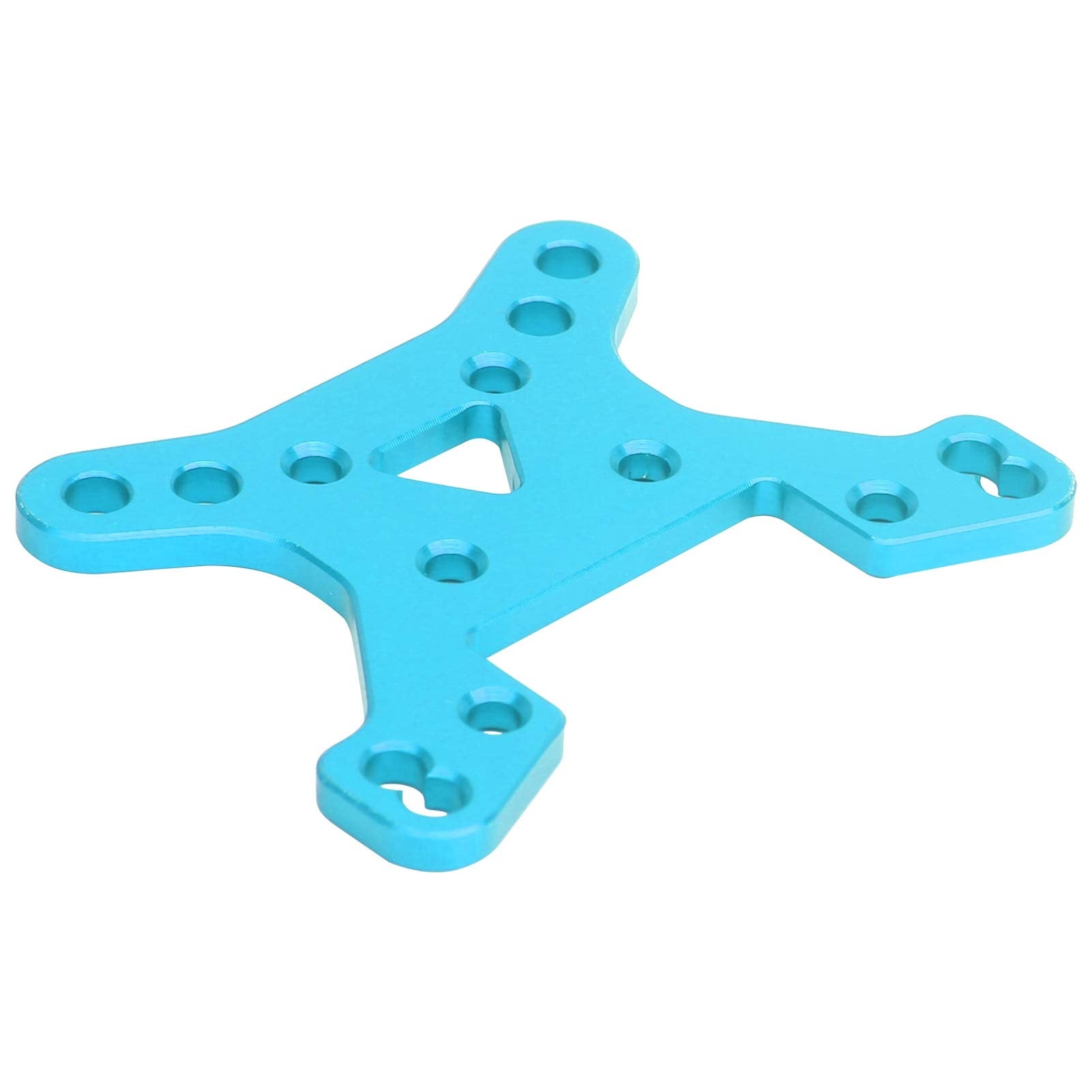 Piastra di smorzamento della scheda dell'ammortizzatore anteriore adatta per i pezzi di ricambio per auto RC Wltoys 144001 1/14 (blu B) - 5