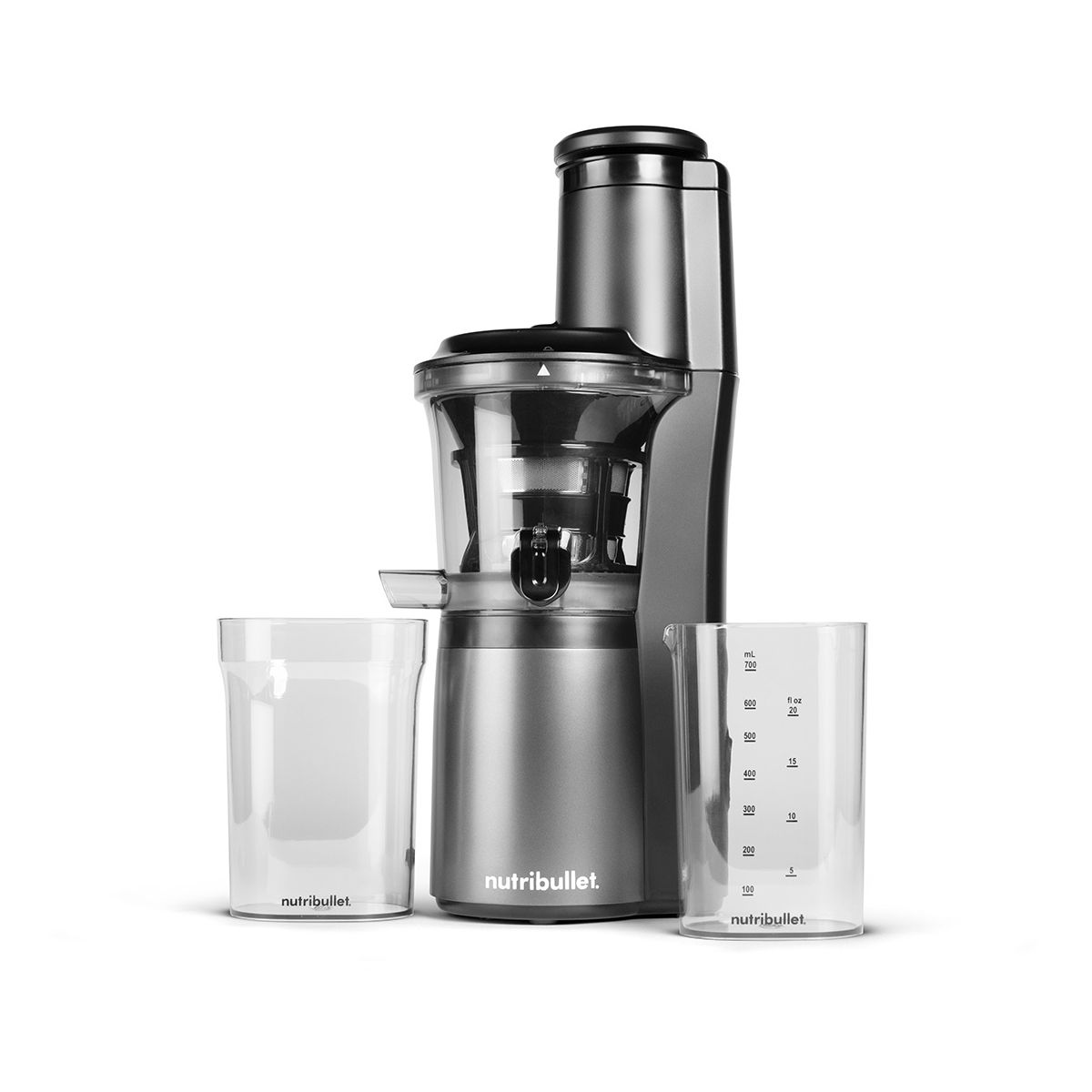 Nutribullet Slow Juicer Juicer, Cold Juicer, Fruit And Vegetable Extractor, Fruit Juicer, Daily Use, 1.8 L Pulp Container, Black, Nbj500 , Leroy Merlin