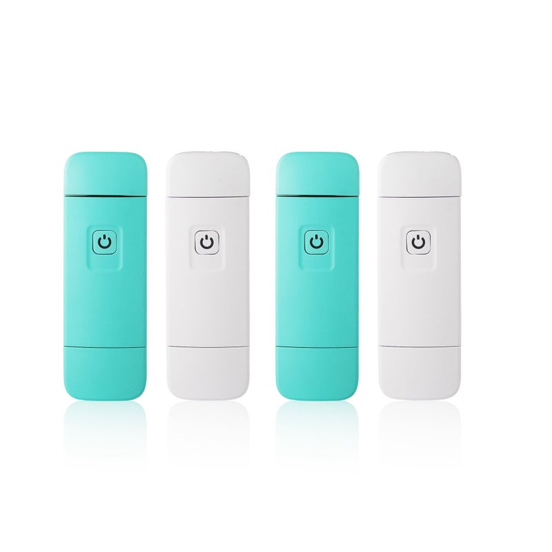 4-pak lampek do czytania dla dzieci z ładowaniem USB – lampka do przypięcia do książki, idealna do czytania w nocy i na prezent