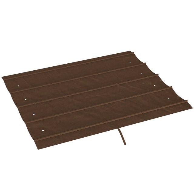 Toiture de remplacement pour pavillon de jardin de 2,85 x 2 m, extensible, montage facile, polyester, couleur café