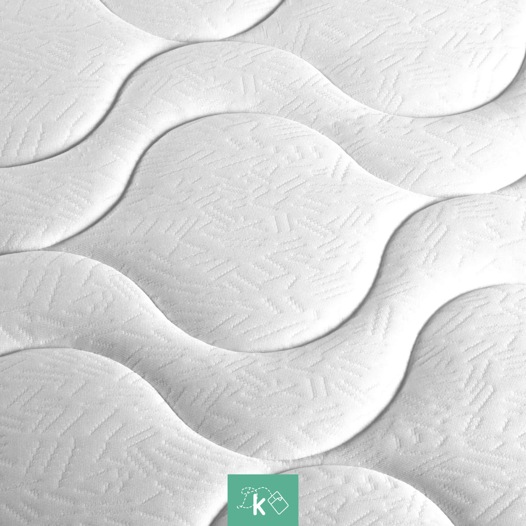 Colchón viscoelástico 100x200 cm Sense - Altura +/- 15 cm - Apto para la mayoría de camas - Firmeza Media/Alta - Espuma HR de alta densidad - 3