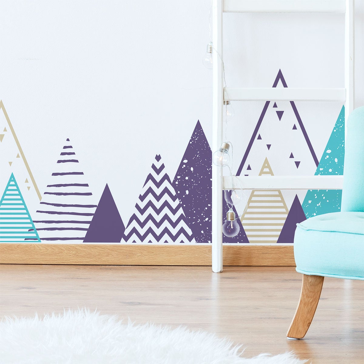 Adesivo bambino di montagna scandinavo grihska - Sticker adesivo - adesivi murali - 100x170cm - 4