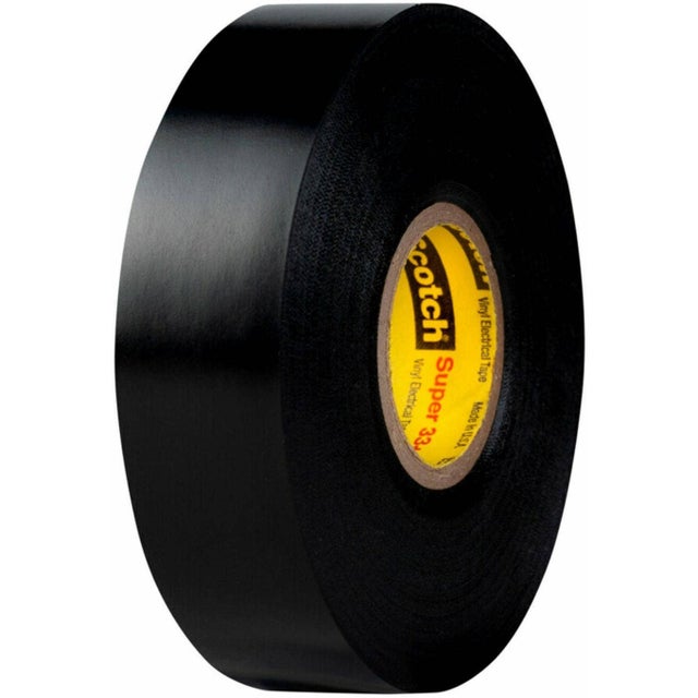 3M - Scotch® Super 33+ ruban adhésif isolant électrique Noir 19mm x 20m - 80021