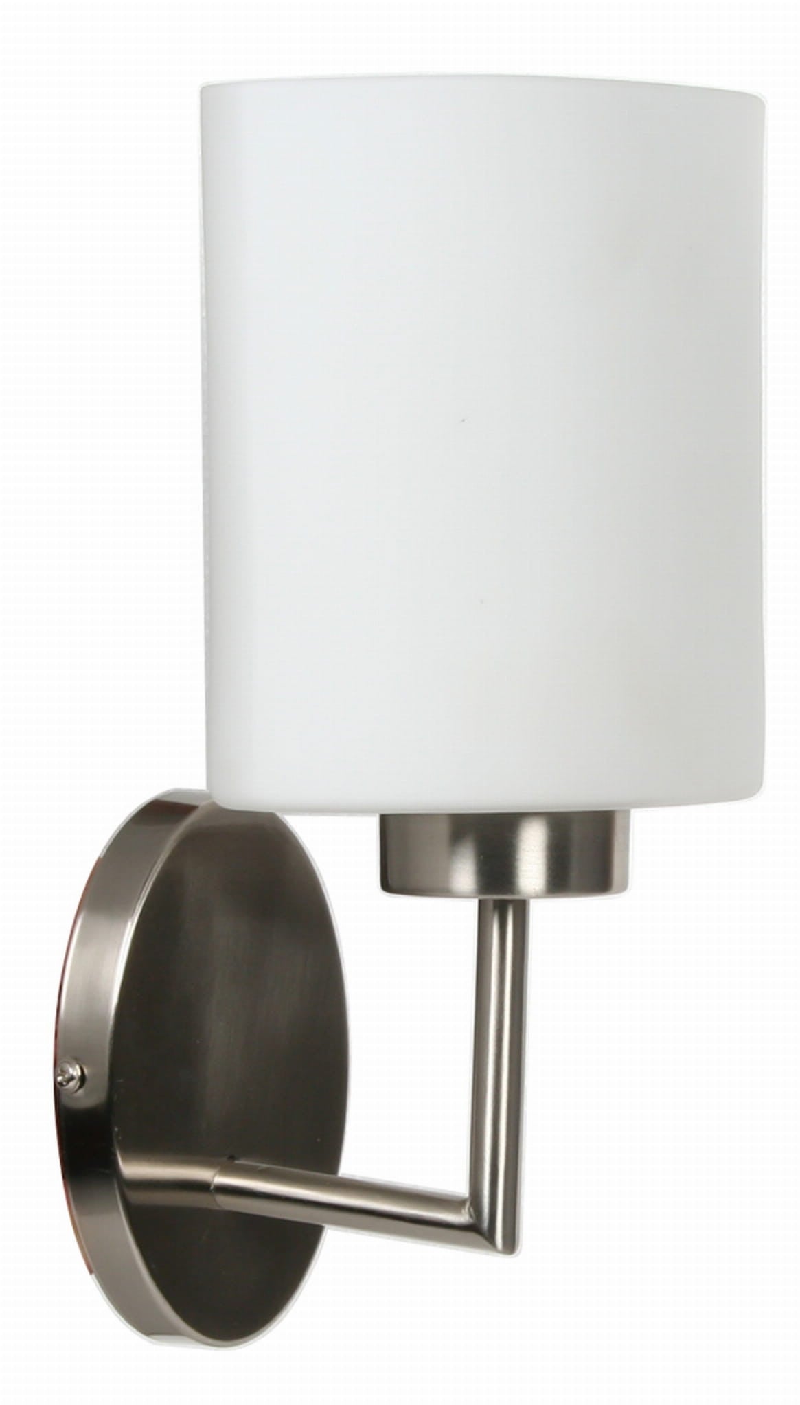 Kinkiet Visola srebrno-biały 1xE27x60W wym: 29 x 15 cm szkło IP20 Candellux