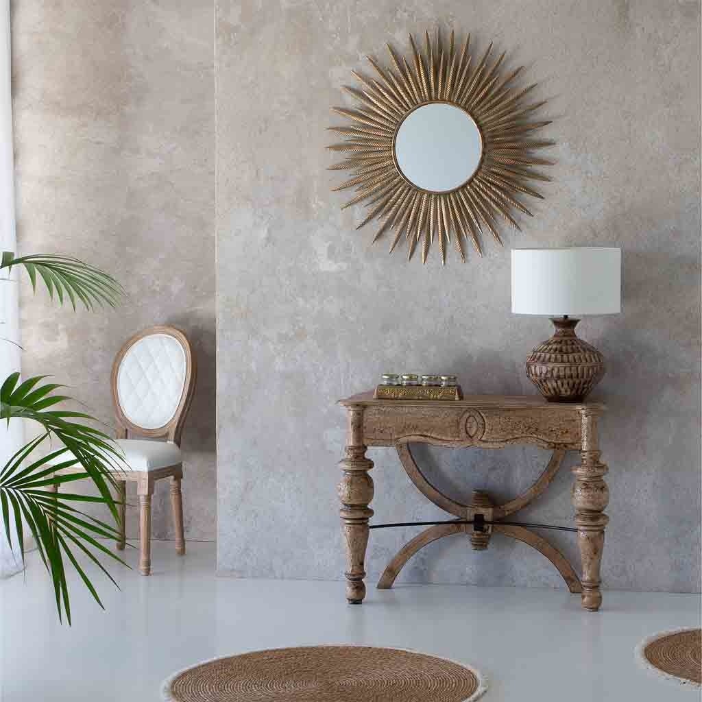 Hall en bois fini à la main 103x39x76 - 2