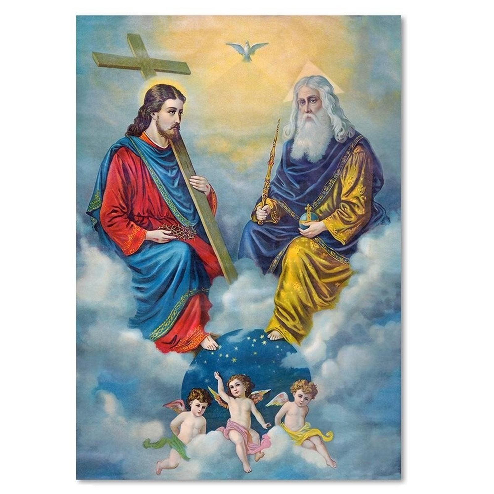 Obraz na płótnie, Trójca Święta 40x60