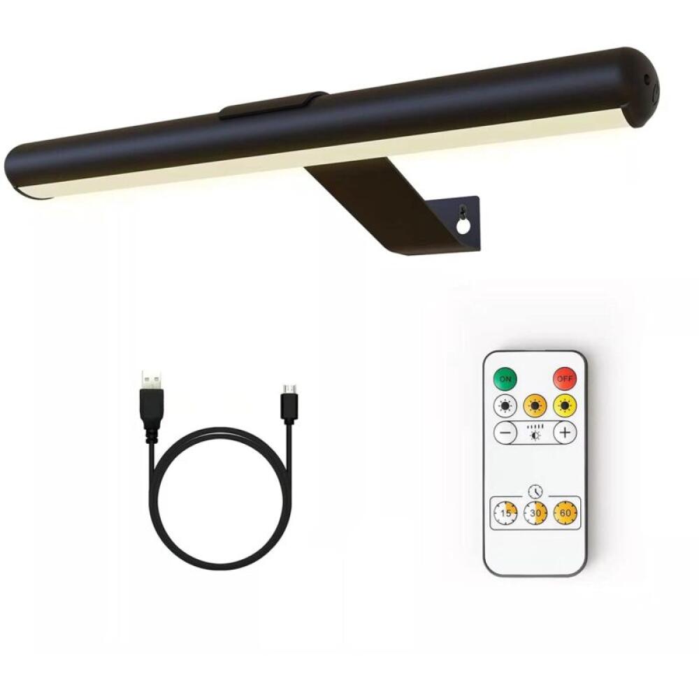 32 cm, podstawowa lampa ścienna LED, regulowana w trzech kolorach, magnetyczna i przenośna