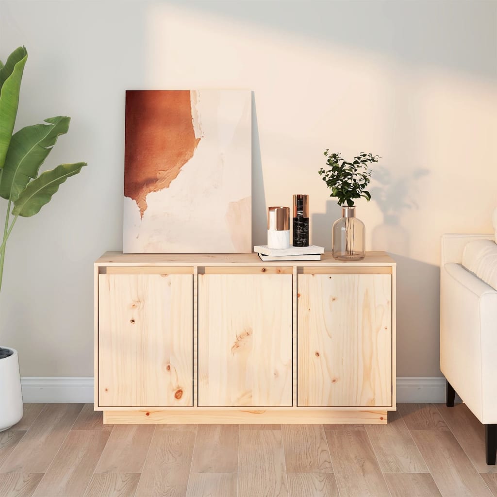 Buffet 111x34x60 cm Bois massif de pin vidaXL - 6