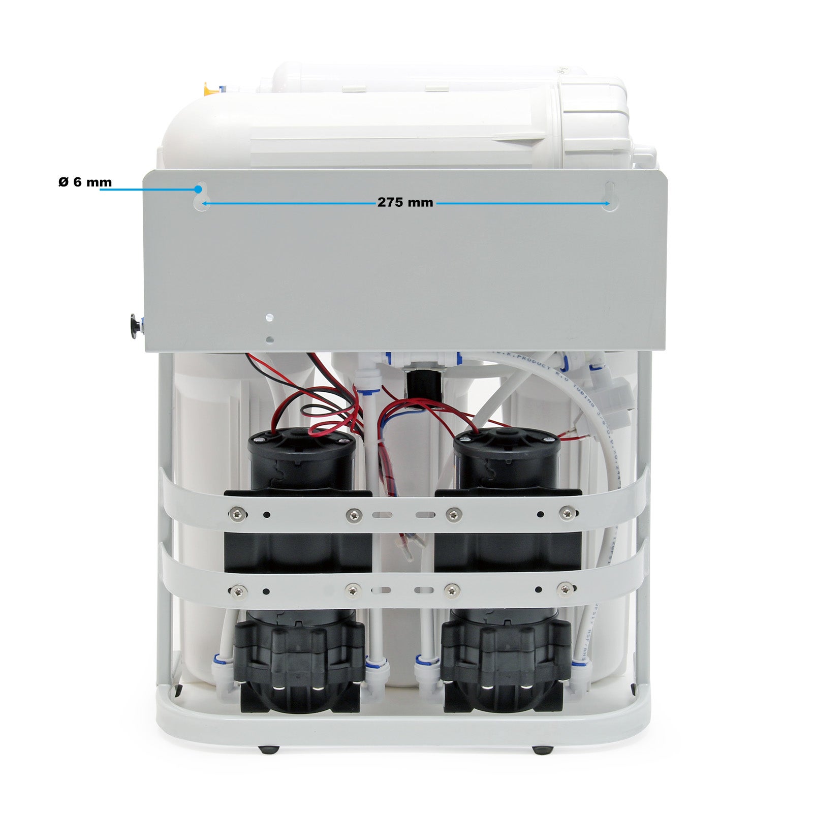 NW-RO400-E2 Système d'Osmose Inverse (RO) à 5 étapes – 1500 l/jour 400 GPD – avec pompe booster – Montage mural, Sous évier – Osmoseur… Naturewater... - 3