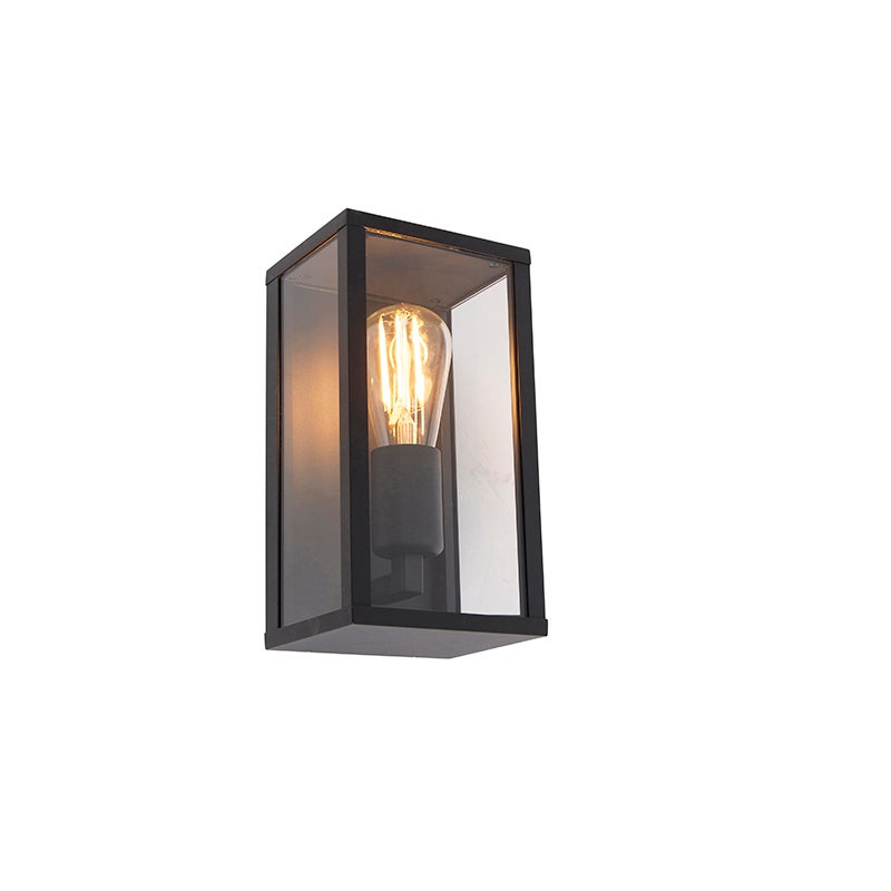 Inteligentny kinkiet czarny 26 cm IP44 z WiFi ST64 - Charlois