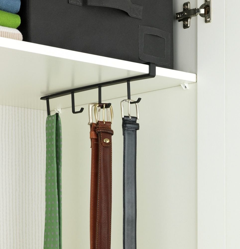 Rangement de placard cuisine - Porte 4 Tasses - Noir - 4